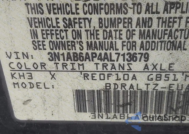 3N1AB6AP4AL713679: 43917218