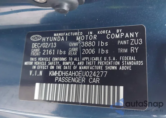 KMHDH6AH0EU024277: 43917249