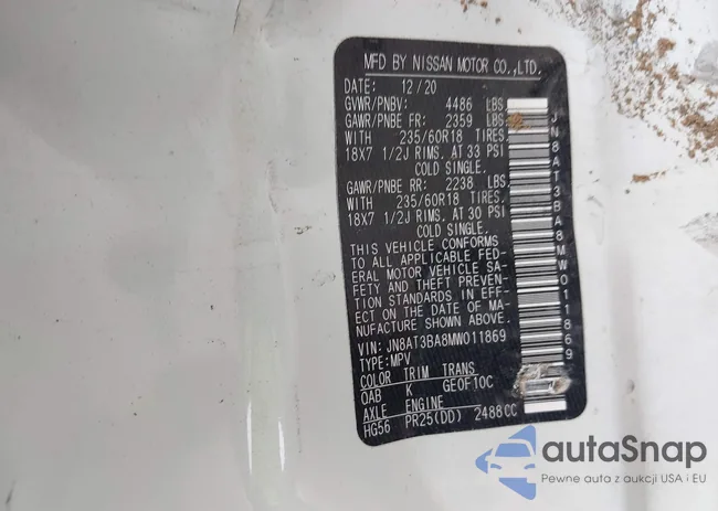 JN8AT3BA8MW011869: 43917271