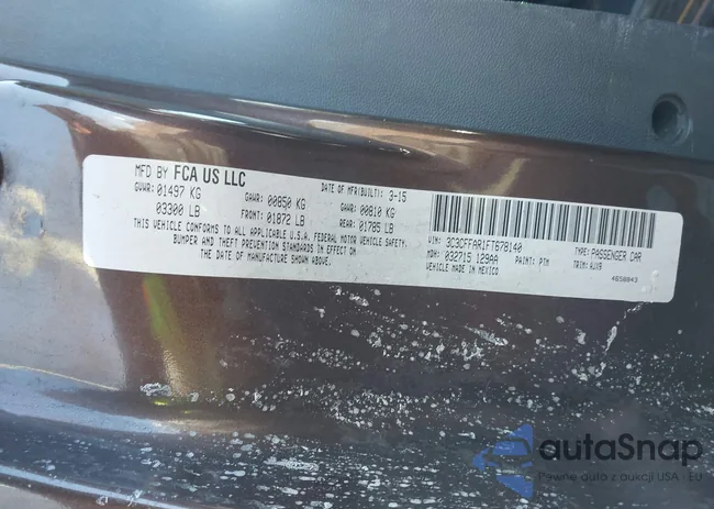 3C3CFFAR1FT678140: 43917337