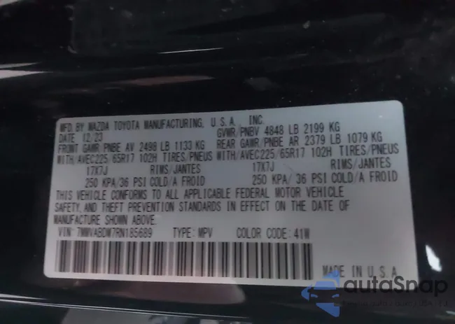 7MMVABDM7RN185689: 43917365