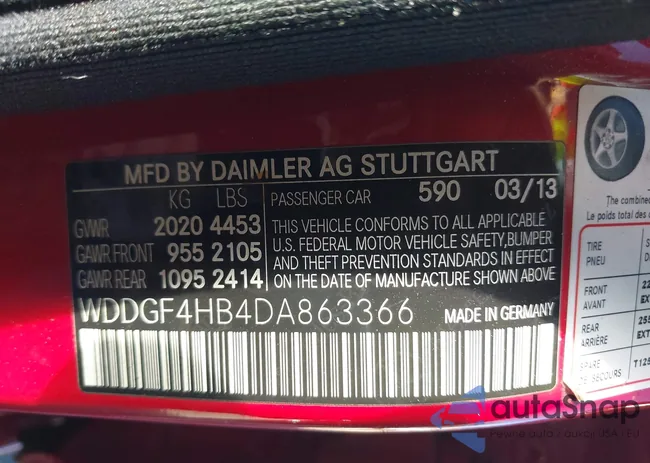 WDDGF4HB4DA863366: 43916433