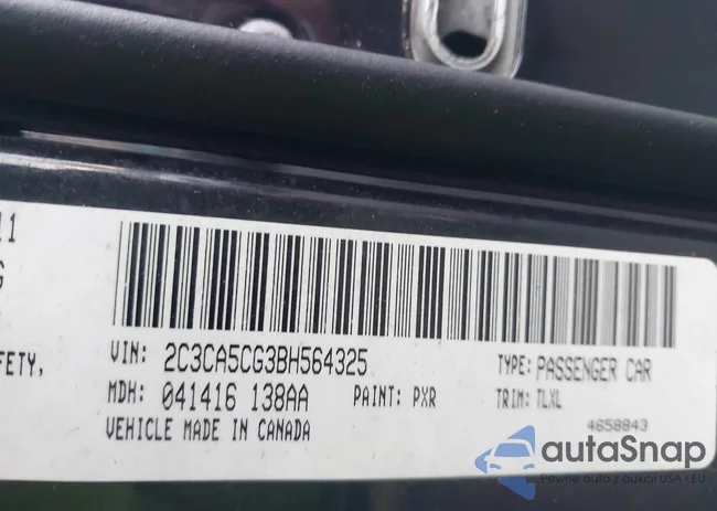 2C3CA5CG3BH564325: 43916527