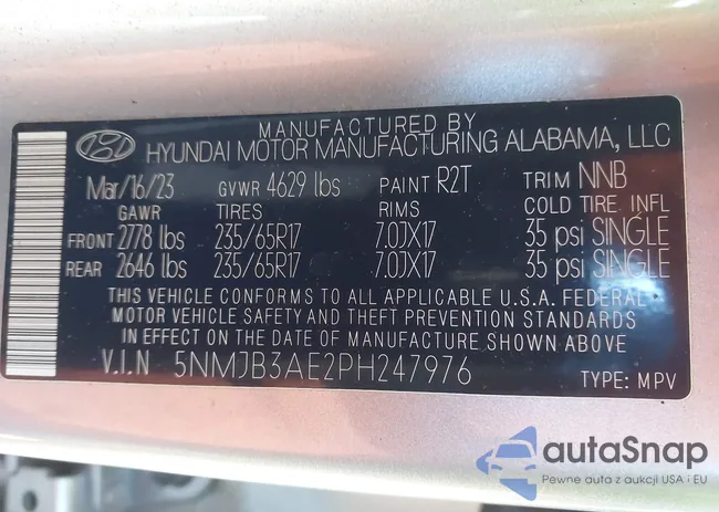 5NMJB3AE2PH247976: 43916535