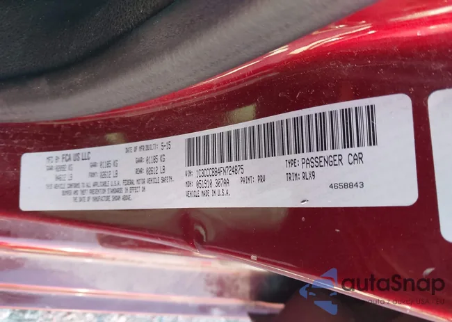 1C3CCCBB4FN724875: 43916620