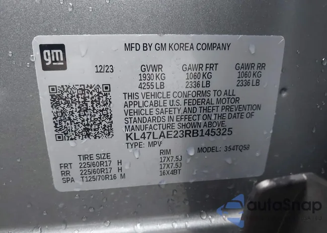 KL47LAE23RB145325: 43916672