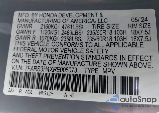 7FARS3H4XRE005073: 43917410