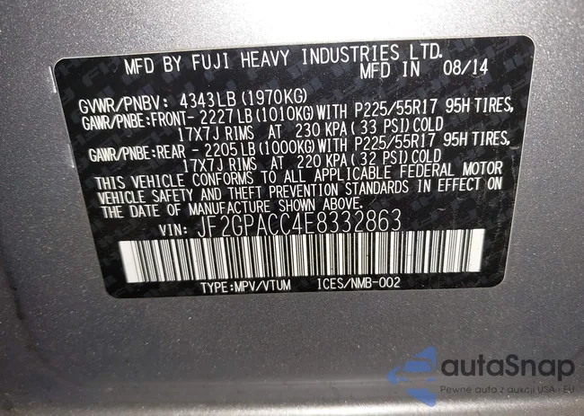 JF2GPACC4E8332863: 43917428