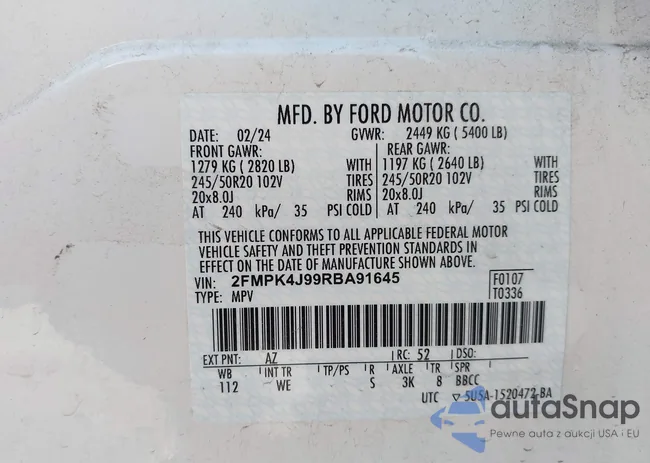 2FMPK4J99RBA91645: 43917485