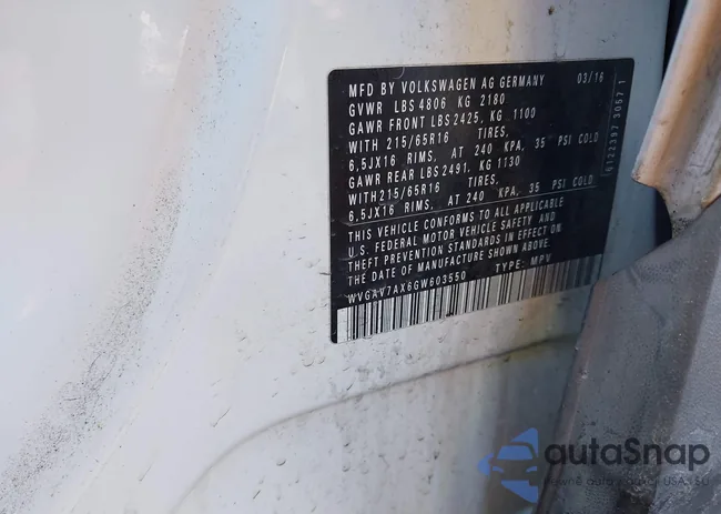 WVGAV7AX6GW603550: 43917608