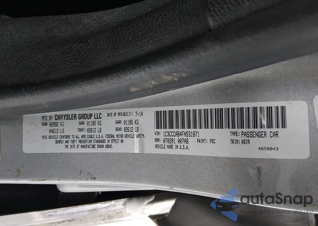 1C3CCCAB4FN531871: 43917633