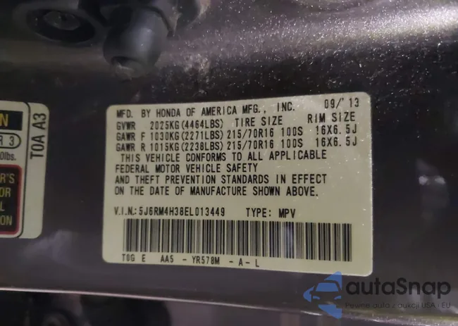 5J6RM4H38EL013449: 43917757