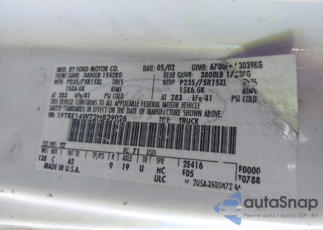 1FTRE14W72HB39026: 43918794