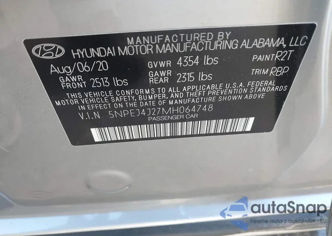 5NPEJ4J27MH064748: 43918852