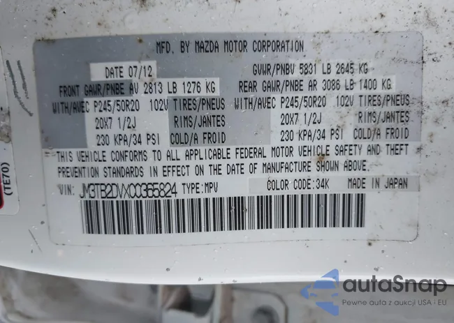 JM3TB2DVXC0365824: 43918904