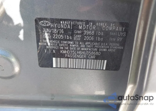 KMHD35LH6HU358680: 43919062