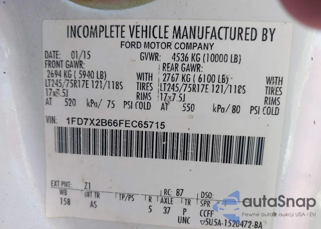 1FD7X2B66FEC65715: 43919072