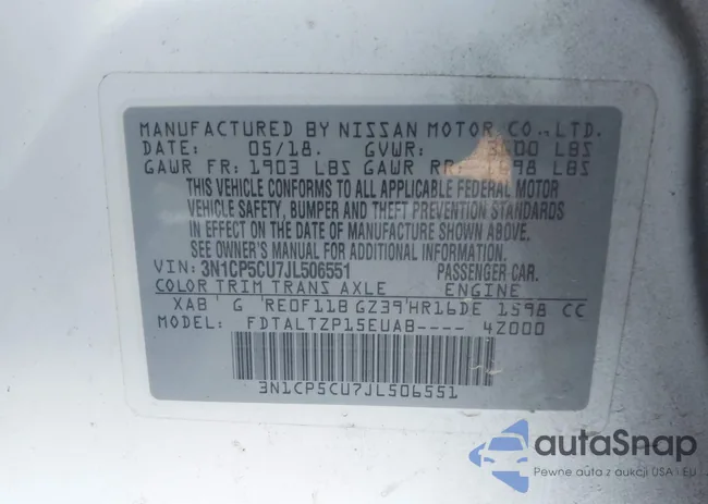 3N1CP5CU7JL506551: 43919366