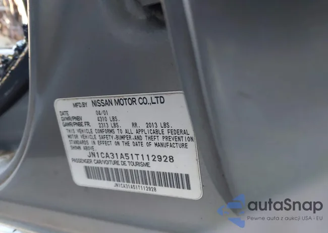 JN1CA31A51T112928: 43918501