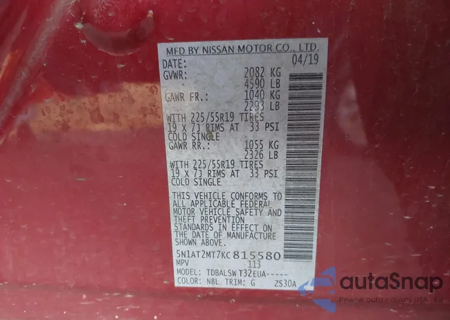 5N1AT2MT7KC815580: 43919855