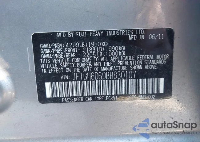 JF1GH6D69BH830107: 43919880