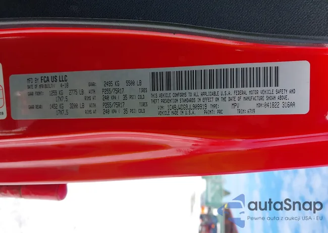 1C4BJWDG9JL909919: 43920088