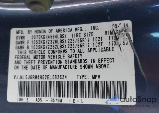 5J6RM4H52EL082624: 43920120