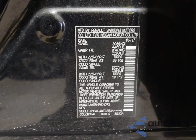 KNMAT2MT8HP601073: 43920224