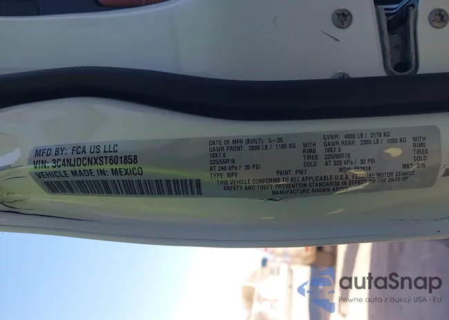 3C4NJDCNXST601858: 43920246