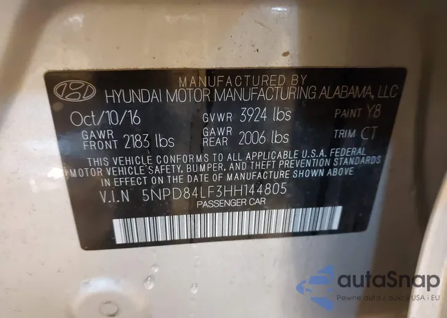 5NPD84LF3HH144805: 43919714