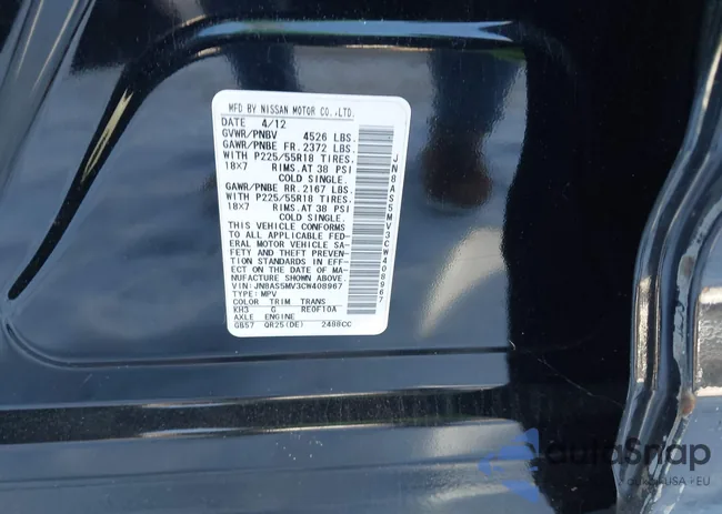 JN8AS5MV3CW408967: 43919773