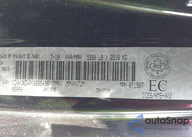 1C4HJXEN7KW685496: 43920823