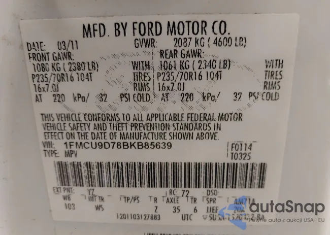 1FMCU9D78BKB85639: 43920824