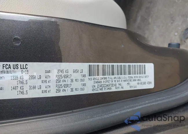 2C4RDGCG4KR739149: 43920904