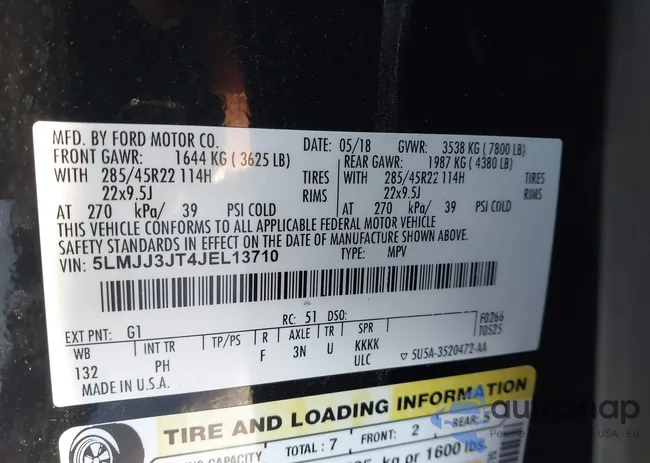 5LMJJ3JT4JEL13710: 43921003