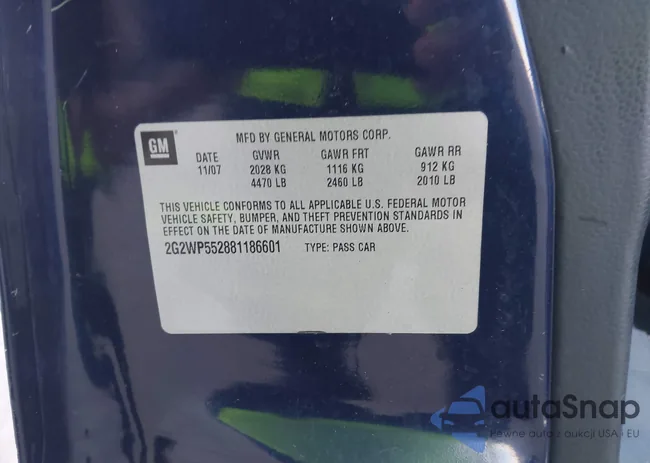 2G2WP552881186601: 43921164