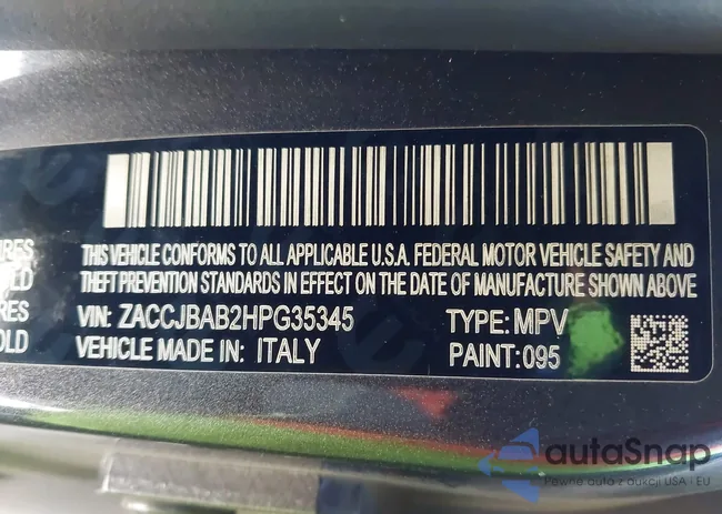 ZACCJBAB2HPG35345: 43921167