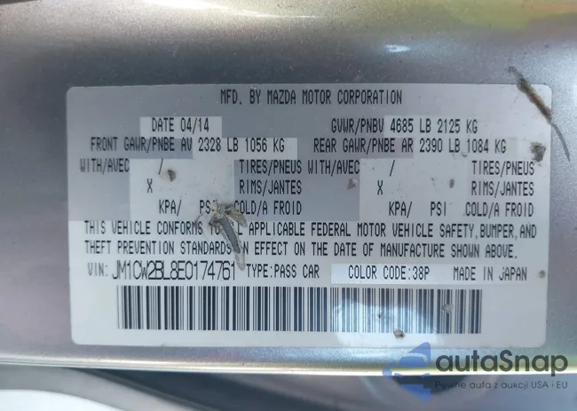 JM1CW2BL8E0174761: 43921187