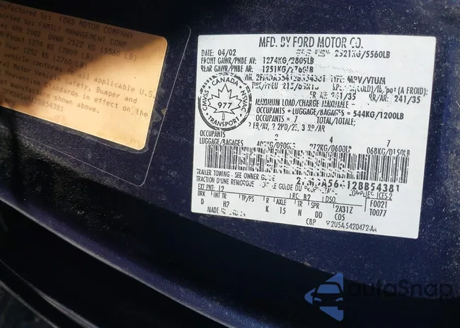 2FMDA56412BB54381: 43921289