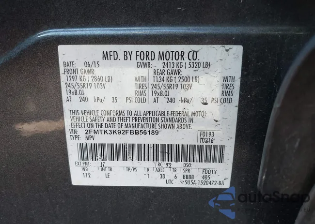 2FMTK3K92FBB56189: 43921327