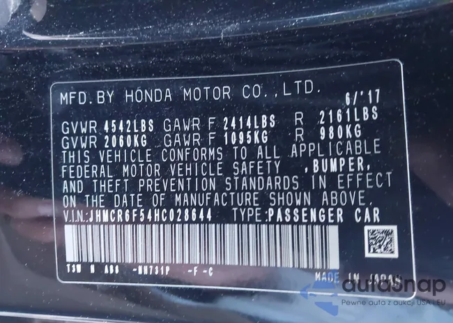 JHMCR6F54HC028644: 43920568