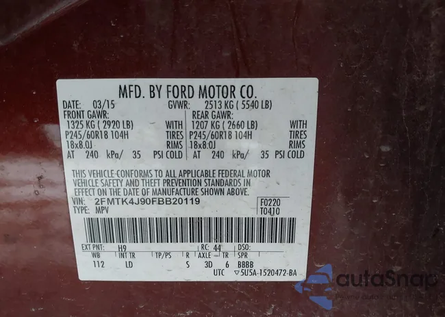 2FMTK4J90FBB20119: 43920650