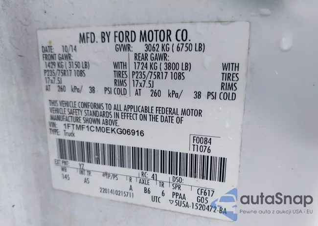 1FTMF1CM0EKG06916: 43920786