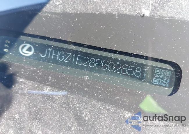 JTHGZ1E28P5028581: 43922178