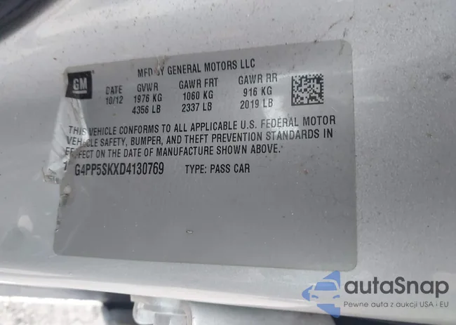 1G4PP5SKXD4130769: 43922189