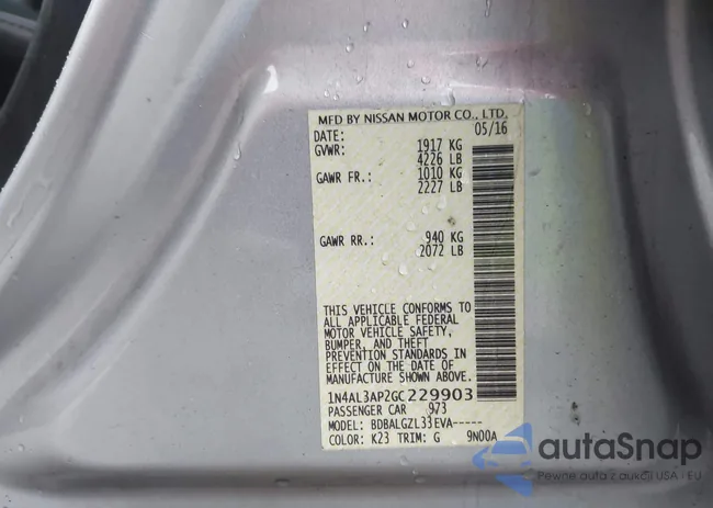 1N4AL3AP2GC229903: 43922209