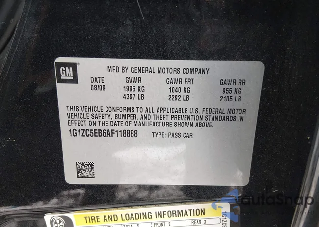 1G1ZC5EB6AF118888: 43922293