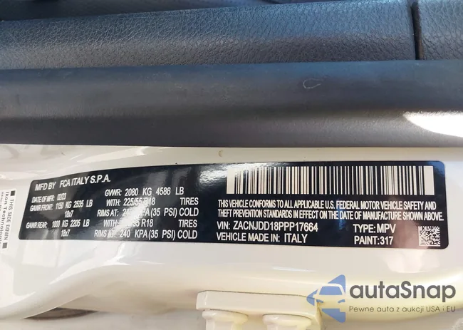 ZACNJDD18PPP17664: 43921692