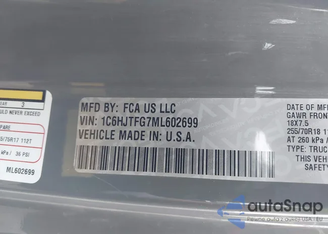 1C6HJTFG7ML602699: 43922869