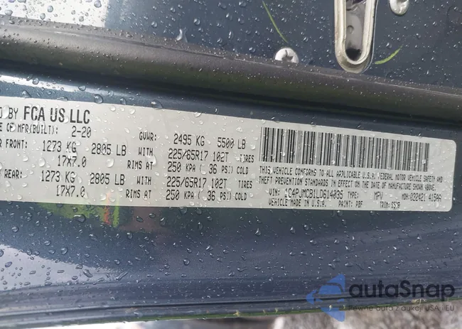 1C4PJMCB1LD614035: 43922901